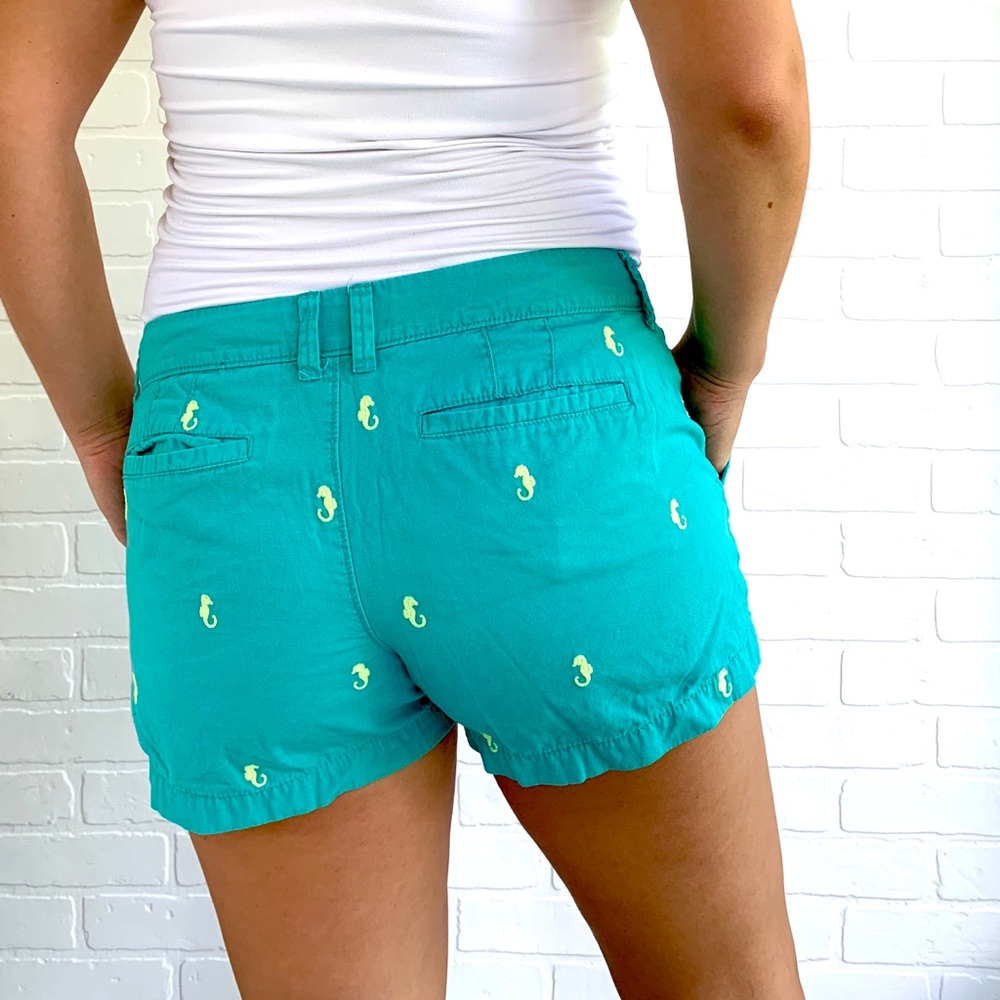 Cutest Seahorse Print Shorts